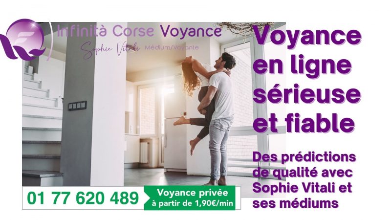 Voyance en privé sérieuse et fiable avec Sophie Vitali célèbre médium et voyante recommandée par l'INAD