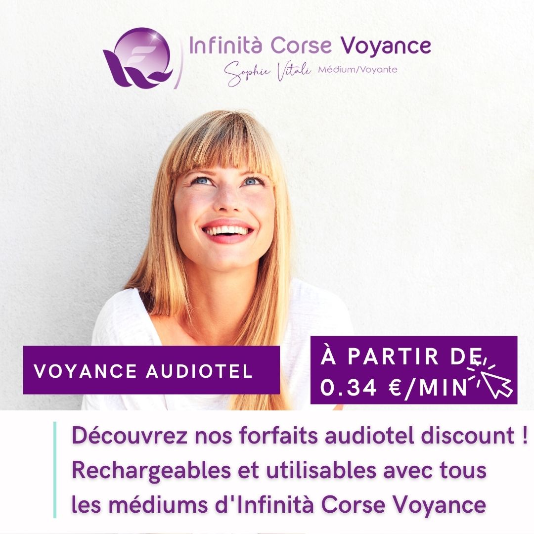 Forfaits audiotel discount à seulement 0.34 € la minute avec Sophie Vitali célèbre médium et parapsychologue